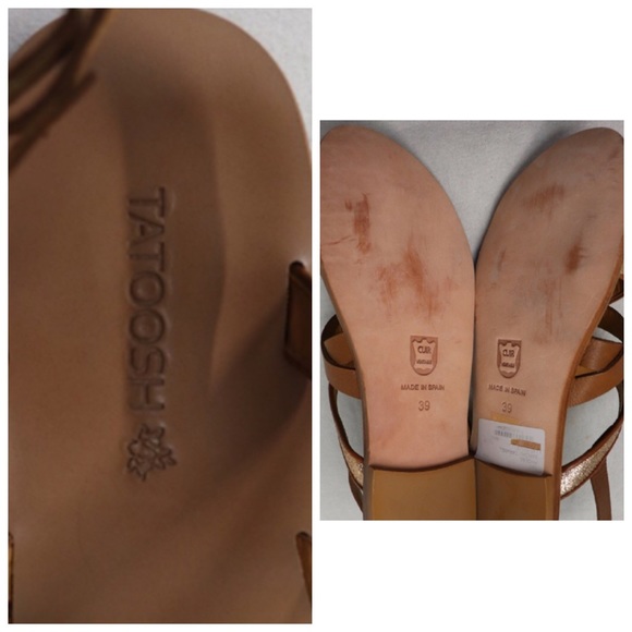 🏆HP🏆 Sz 39 Tatoosh Flat Brown Sandals - Picture 6 of 8